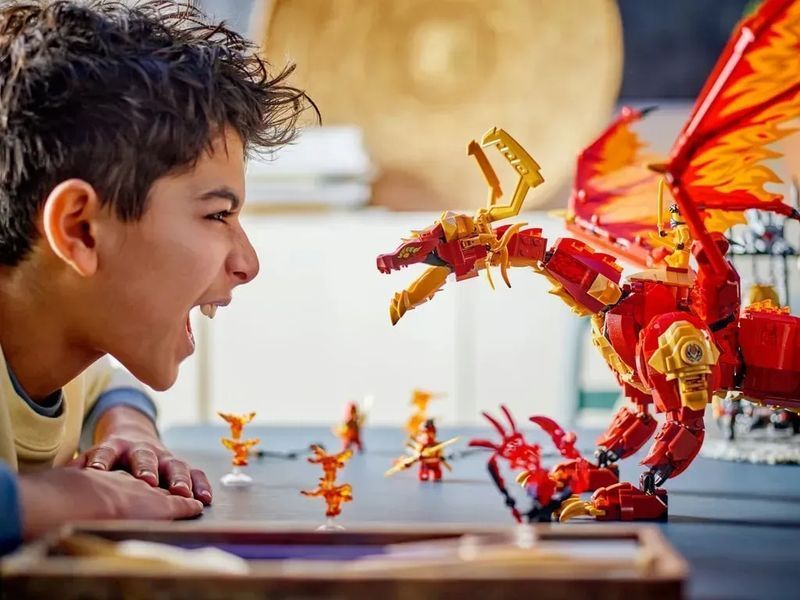 Блочный конструктор LEGO Ninjago Источник Дракон движения (71822) 613428 фото