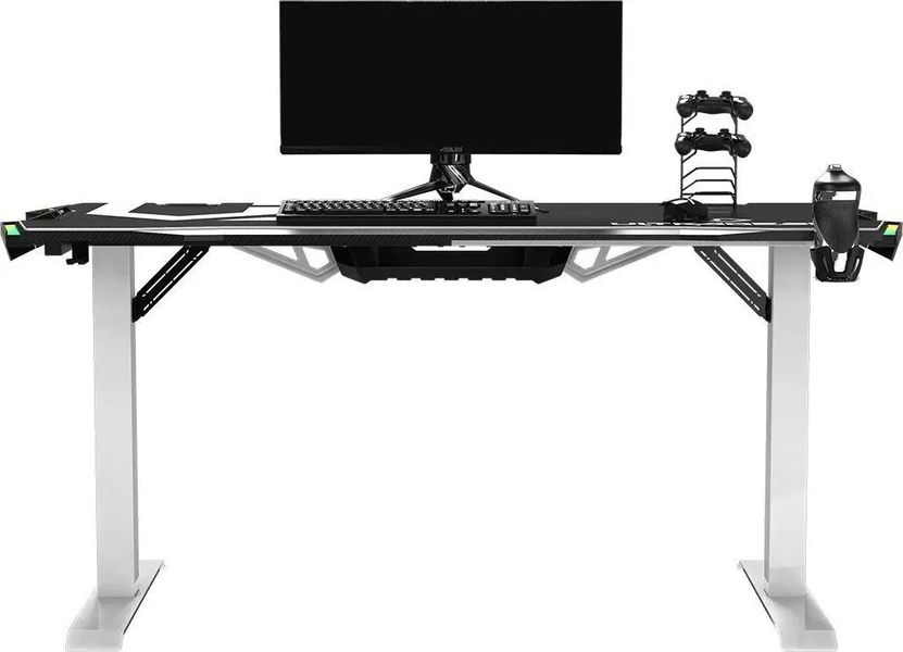 Геймерський ігровий стіл Ultradesk Force Snow (UDESK-FO-WWA) 338853 фото