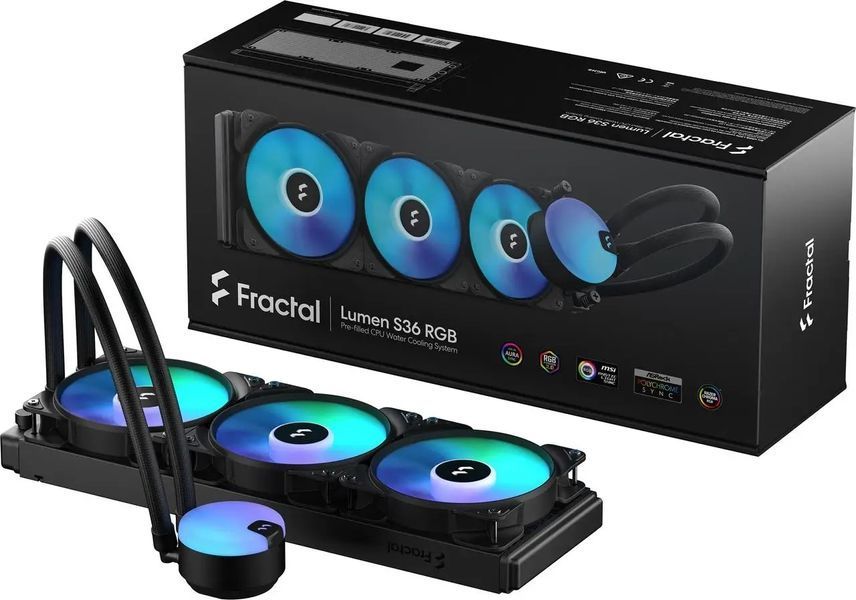 Водяне охолодження Fractal Design Lumen S36 RGB v2 (FD-W-L1-S3612) 013174 фото