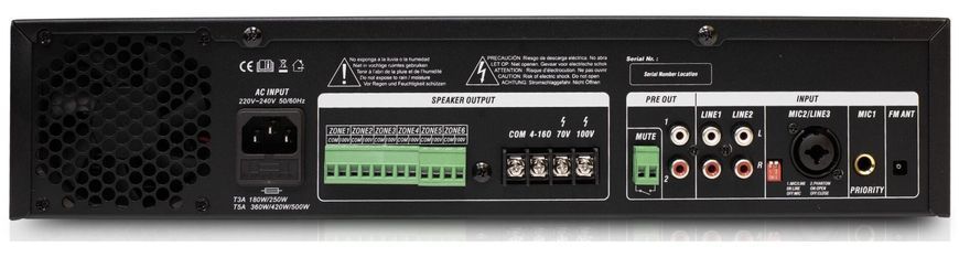 Підсилювач TONSIL WL-250W Чорний 2044542 фото
