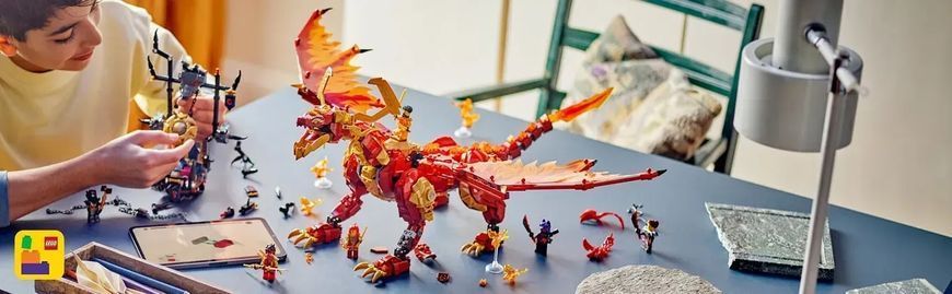 Блочный конструктор LEGO Ninjago Источник Дракон движения (71822) 613428 фото