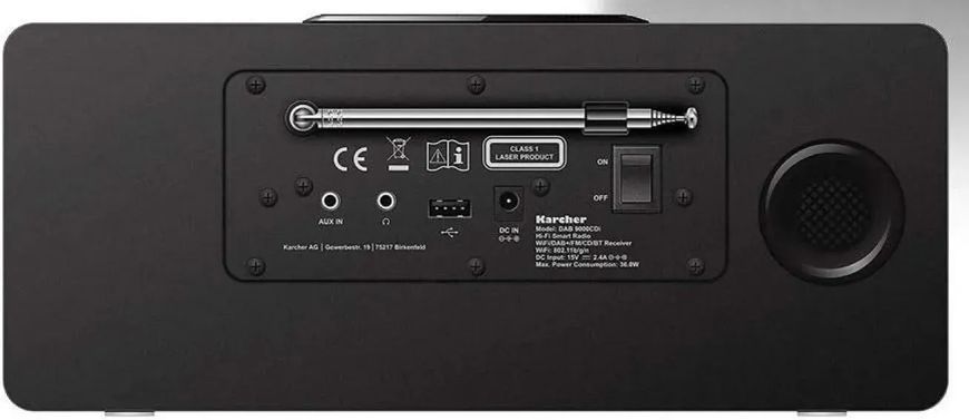 Настольные часы Karcher DAB 9000CDi 608573 фото