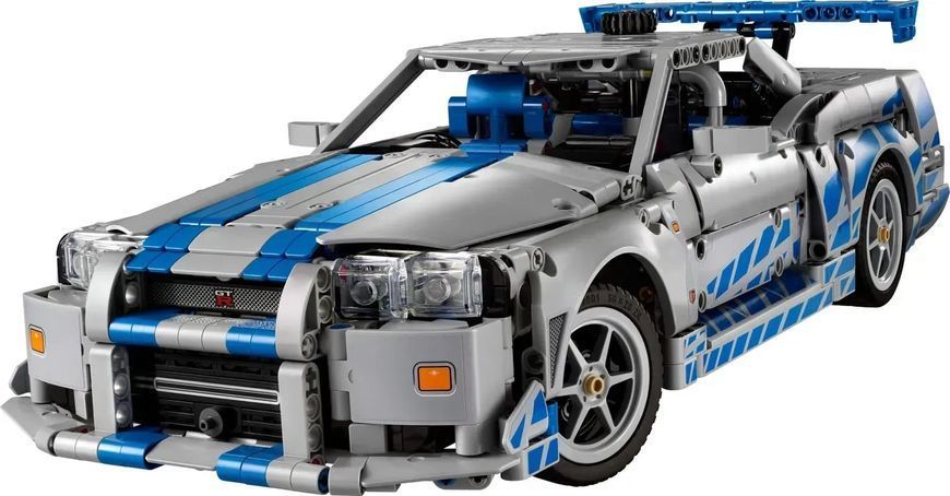 Авто-конструктор LEGO Technic Подвійний форсаж Nissan Skyline GT-R (R34) (42210) 613405 фото