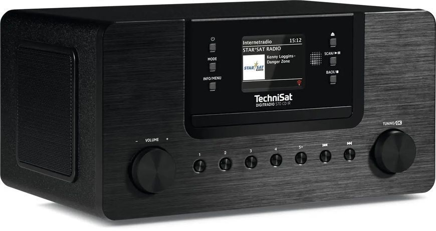 Радиоприемник TechniSat DigitRadio 570 CD IR Black 039140 фото