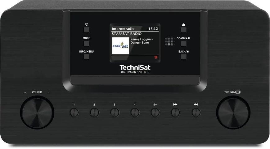 Радиоприемник TechniSat DigitRadio 570 CD IR Black 039140 фото