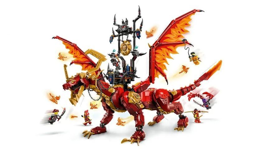 Блочный конструктор LEGO Ninjago Источник Дракон движения (71822) 613428 фото