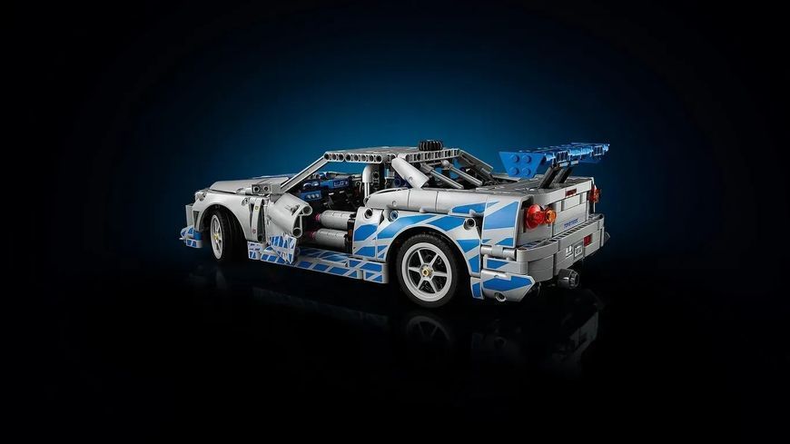 Авто-конструктор LEGO Technic Подвійний форсаж Nissan Skyline GT-R (R34) (42210) 613405 фото