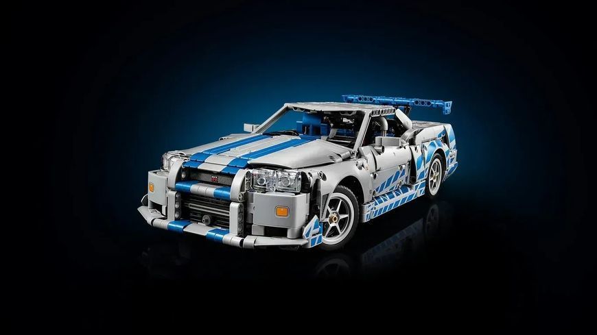 Авто-конструктор LEGO Technic Подвійний форсаж Nissan Skyline GT-R (R34) (42210) 613405 фото