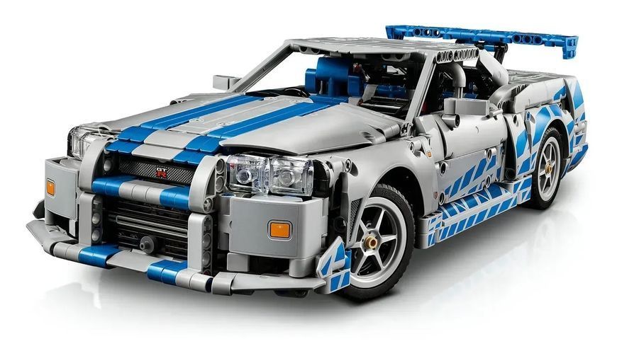 Авто-конструктор LEGO Technic Подвійний форсаж Nissan Skyline GT-R (R34) (42210) 613405 фото