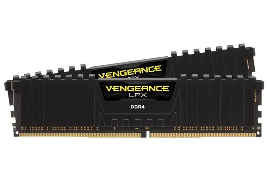 Пам'ять для настільних комп'ютерів Corsair 32 GB (2x16GB) DDR4 2666 MHz Vengeance LPX (CMK32GX4M2A2666C16) 026288 фото