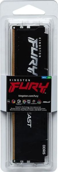 Пам'ять для настільних комп'ютерів Kingston Fury 16 GB DDR5 5600 MHz FURY BEast (KF556C36BBE-16) 441194 фото