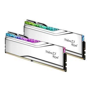 Пам'ять для настільних комп'ютерів G.Skill 64 GB (2x32GB) DDR5 6400 MHz Trident Z5 Royal Silver (F5-6400J3239G32GX2-TR5S) 027793 фото