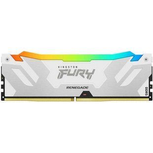 Пам'ять для настільних комп'ютерів Kingston FURY 32 GB (2x16GB) DDR5 6000 MHz Renegade RGB White/Silver (KF560C32RWAK2-32) 033763 фото