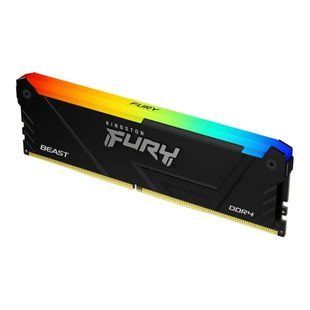 Память для настольных компьютеров Kingston Fury 16 GB DDR4 3600 MHz Beast RGB (KF436C18BB2A/16) 503791 фото