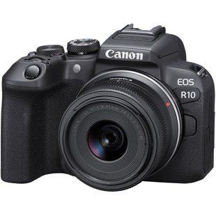 беззеркальный фотоаппарат Canon EOS R10 kit (RF-S 18-45mm) IS STM + Mount Adapter EF-EOS R (5331C033) 004178 фото