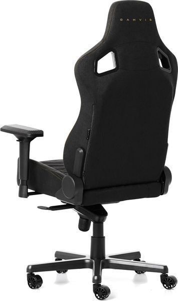 Ігрове крісло GAMVIS Elite 2.0 Pro XL Тканина Чорний (золоті елементи) 1166974 фото