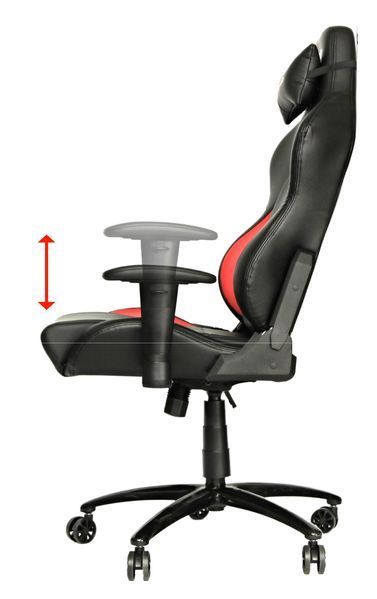 Игровое кресло E-BLUE Red Fighter C2 Черно-красное 551458 фото