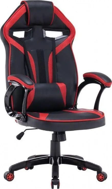 Компьютерное кресло для геймера Top E Shop Drift Black-Red 019200 фото