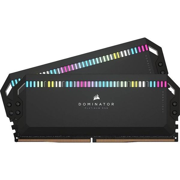 Пам'ять для настільних комп'ютерів Corsair 64 GB (2x32GB) DDR5 5200 MHz Dominator Platinum RGB (CMT64GX5M2B5200C40) 027643 фото