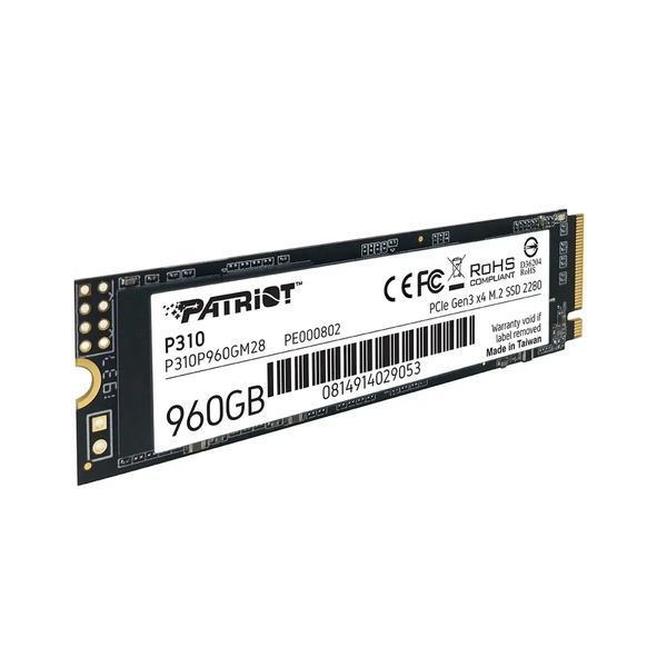 SSD накопичувач Patriot P310 960 GB (P310P960GM28) 364781 фото