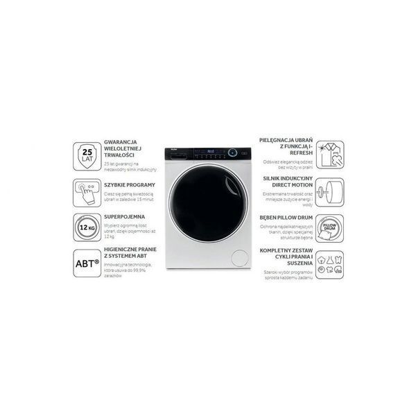Прально-сушильна машина автоматична Haier HWD120-B14979 035488 фото