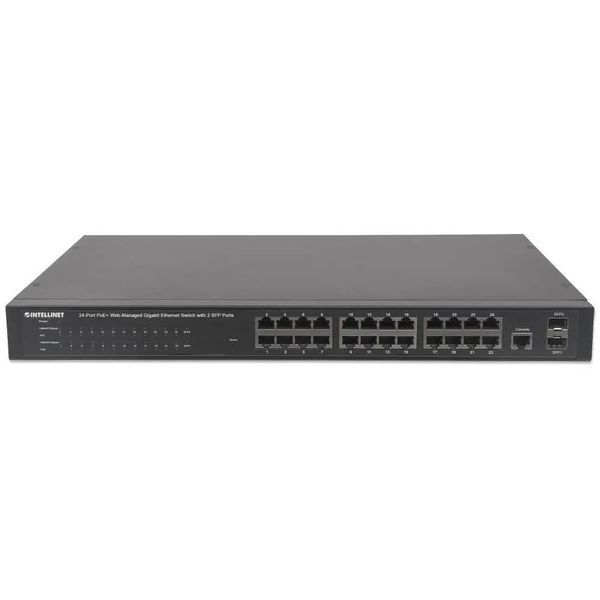 Коммутатор управляемый Intellinet IPS-24GM02-240W (560559) 018170 фото