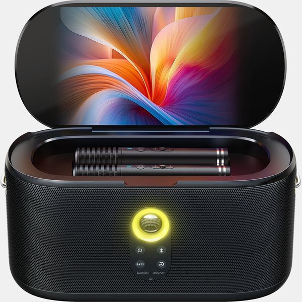 Power Audio IKARAO SHELL S1, BT, Wi-Fi, батарея 8 годин, 10.1-дюймовий сенсорний екран, два бездротових мікрофони в комплекті 2044820 фото