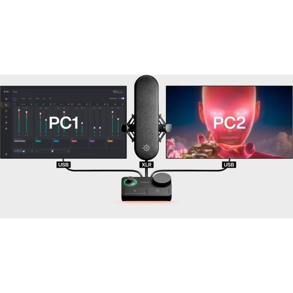 Микрофон для ПК/ для стриминга, подкастов SteelSeries Alias Pro (61597) 024295 фото