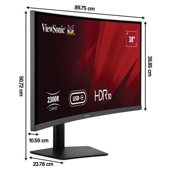 Монитор VIEWSONIC VA3820C 38" 3840x1600 IPS 75Гц 2079573 фото