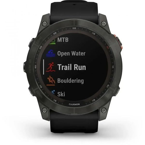 Смарт-годинник Garmin Fenix 7X Solar Slate Gray with Black Band (010-02541-00/01/0A) 612646 фото