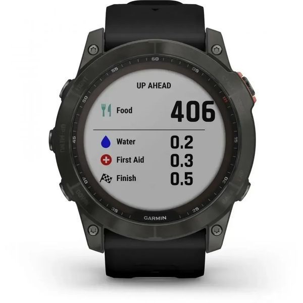Смарт-годинник Garmin Fenix 7X Solar Slate Gray with Black Band (010-02541-00/01/0A) 612646 фото
