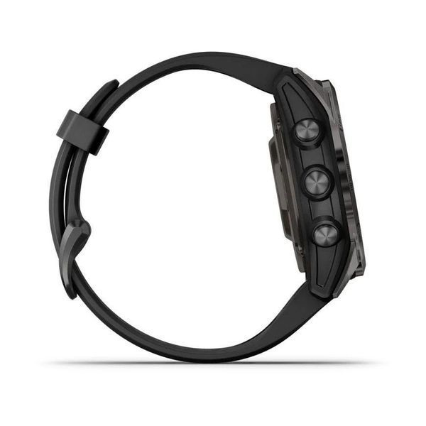 Смарт-часы Garmin Epix Pro Gen 2 Sapphire 42mm Carbon G. DLC Ti. with Black Band (010-02802-14/15) 035049 фото