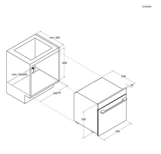 Духовка електрична Haier ID2P3B3EHTB 572610 фото