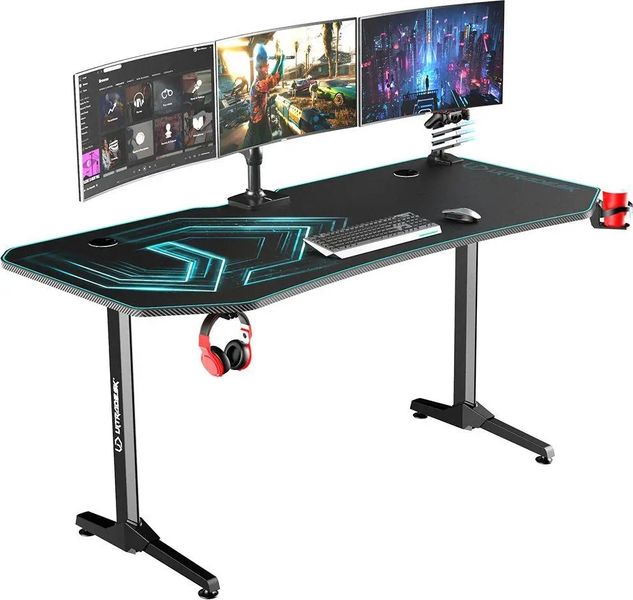 Геймерский игровой стол Ultradesk Frag XXL Blue 329275 фото