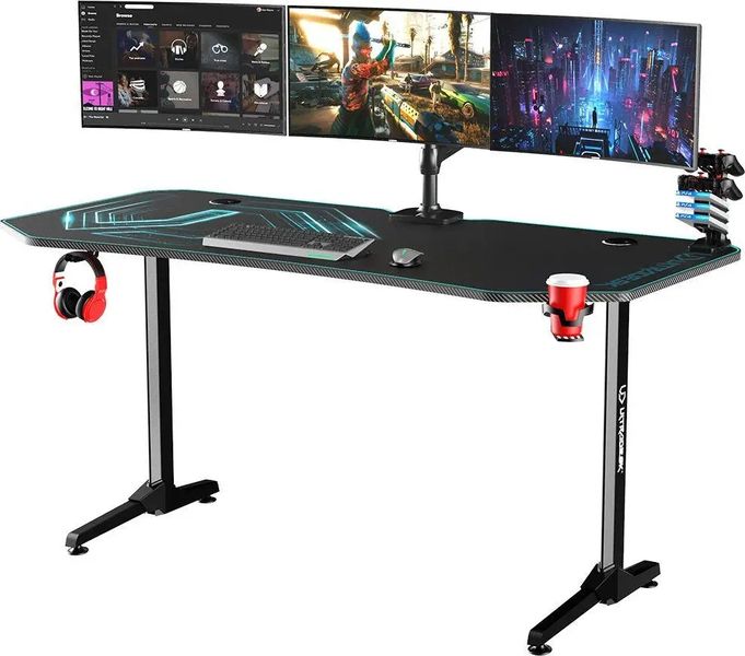 Геймерский игровой стол Ultradesk Frag XXL Blue 329275 фото