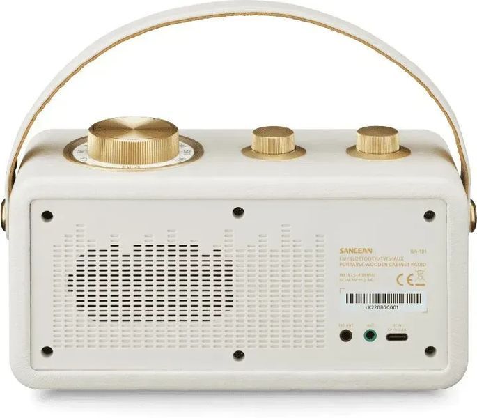 Радиоприемник Sangean RA-101 White/Gold 598390 фото