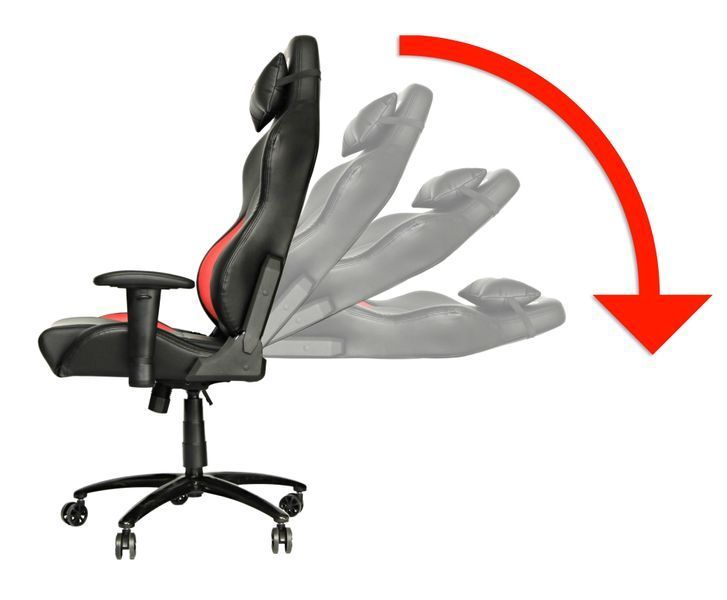 Игровое кресло E-BLUE Red Fighter C2 Черно-красное 551458 фото