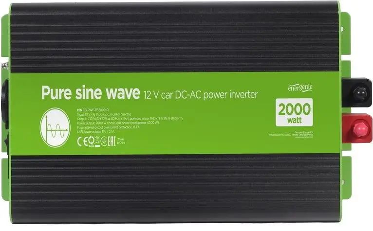 Перетворювач (інвертор) DC-AC EnerGenie EG-PWC-PS2000-01 465836 фото