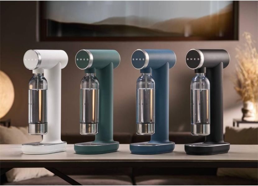 Сатуратор SMEG Collezione SKC01SBM Синій + пляшка 2093295 фото
