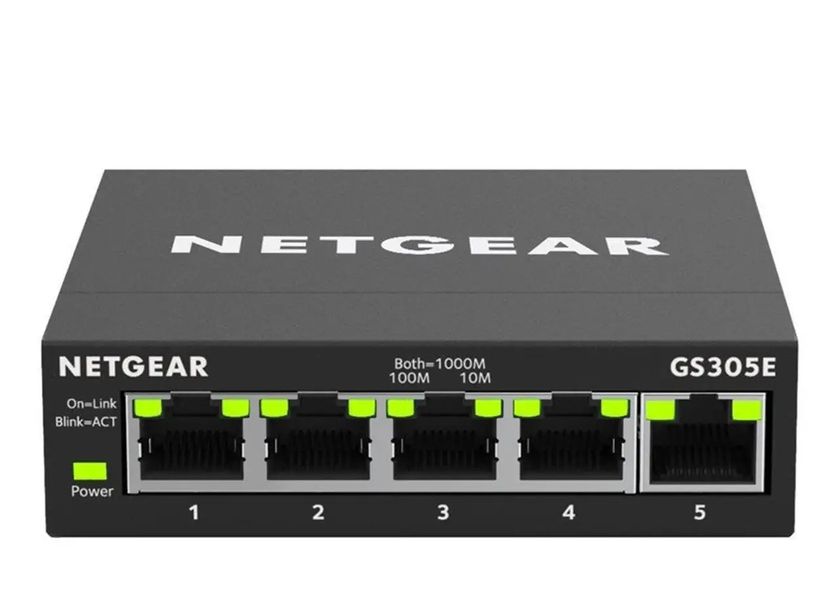 Коммутатор управляемый уровня 2 Netgear GS305E (GS305E-100PES) 477165 фото