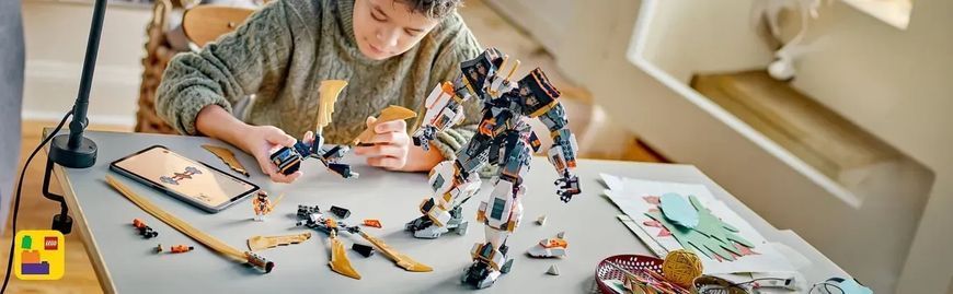 Блочный конструктор LEGO Ninjago Механический Титан-Дракон Коула (71821) 613358 фото