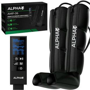 Лімфодренажний масажер для ніг ALPHA AMP-06 2096544 фото