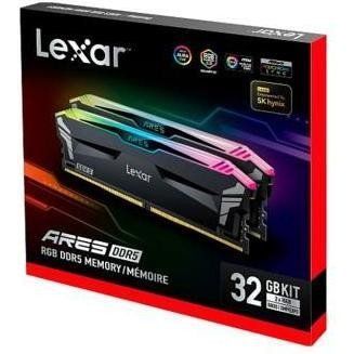 Пам'ять для настільних комп'ютерів Lexar 32 GB (2x16GB) 6800 MHz Ares Gaming RGB (LD5U16G68C34LA-RGD) 033869 фото