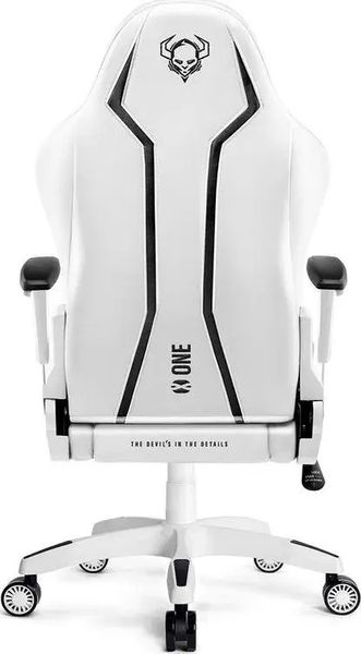 Комп'ютерне крісло для геймера Diablo Chairs X-One 2,0 Normal Size White 346101 фото