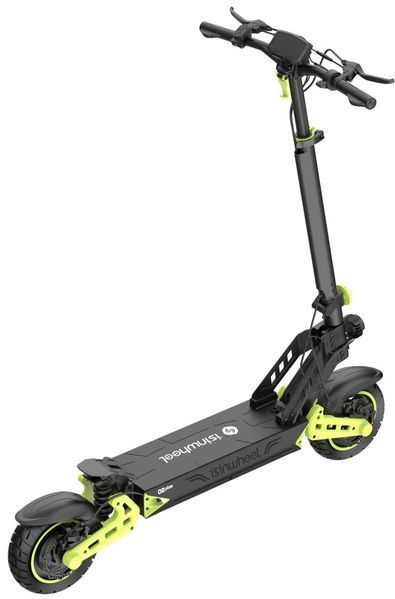 Електросамокат ISINWHEEL D2 Plus 20 км/год 1000W Амортизація 10" Чорний 2131396 фото