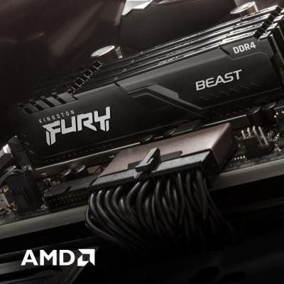 Пам'ять для настільних комп'ютерів Kingston FURY 64 GB (2x32GB) DDR4 3200 MHz Beast (KF432C16BBK2/64) 033819 фото