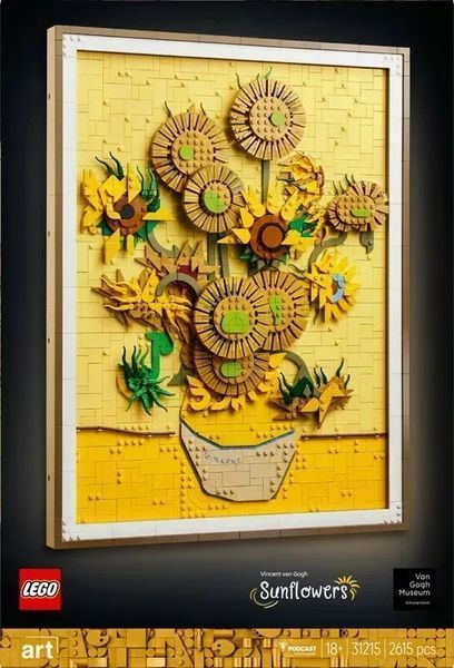 Блоковий конструктор LEGO Art Вінсент Ван Гог &ndash; Соняшники (31215) 613453 фото