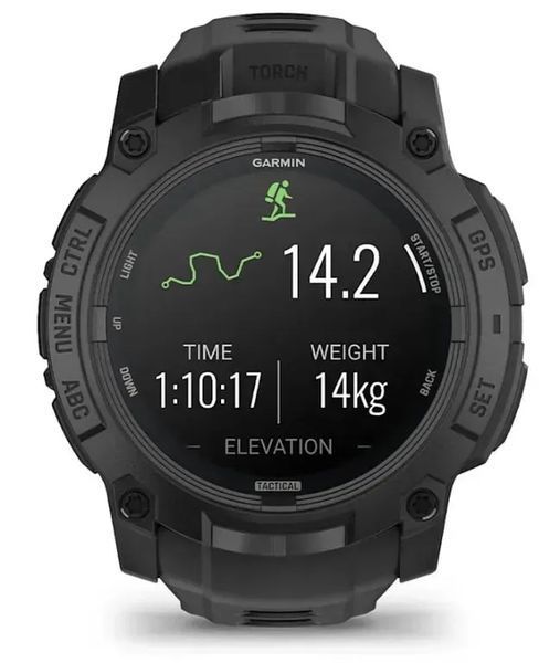 Смарт-годинник Garmin Instinct 3 50mm Amoled Tactical Edition Black with Black Band (010-03020-50/90) 613078 фото