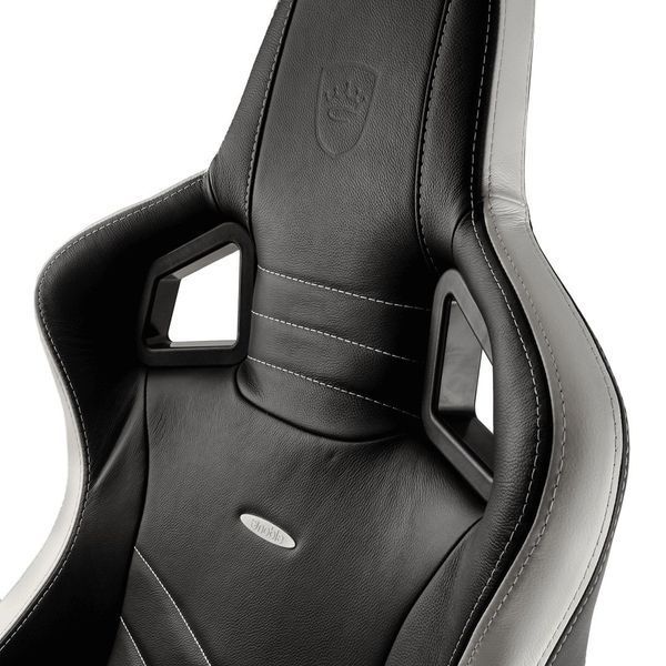 Компьютерное кресло для геймера Noblechairs Epic real leather black/white/red (NBL-RL-EPC-001) 018584 фото