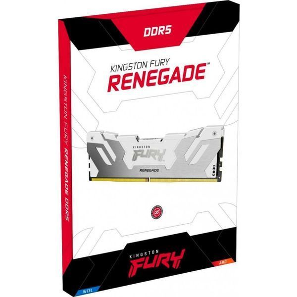 Память для настольных компьютеров Kingston FURY 32 GB DDR5 6000 MHz Renegade White/Silver (KF560C32RW-32) 033953 фото